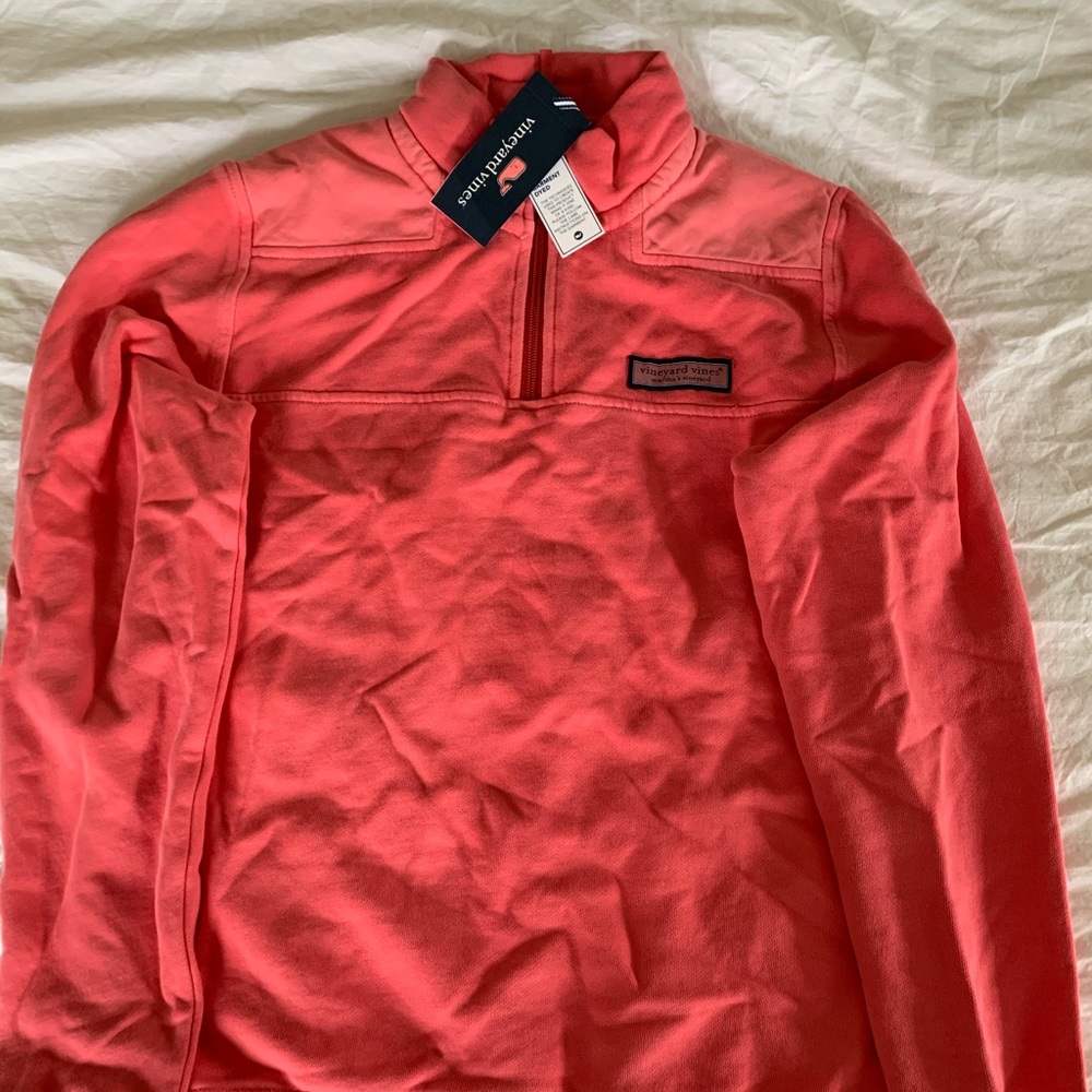 Vineyard vines salmon colored shep shirt